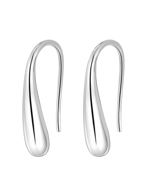 Steel color pair Stainless steel Geometric Trend Stud Earring