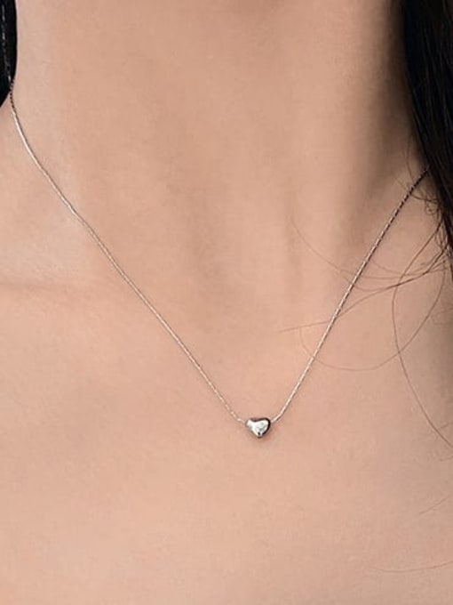 K.Love Titanium Steel Heart Minimalist Necklace 3
