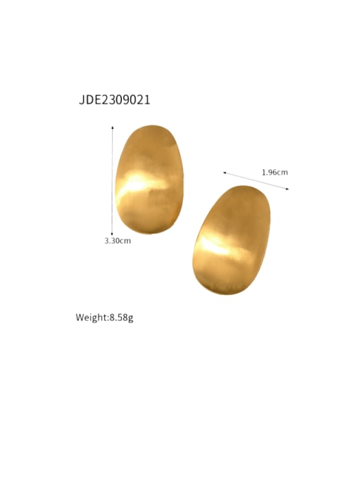 J&D Stainless steel Geometric Hip Hop Stud Earring 2