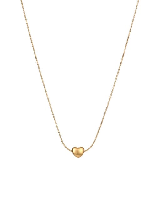 K.Love Titanium Steel Heart Minimalist Necklace