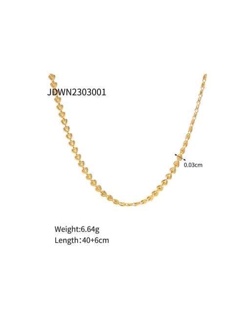 J&D Trend Geometric Stainless steel Bracelet and Necklace Set 2