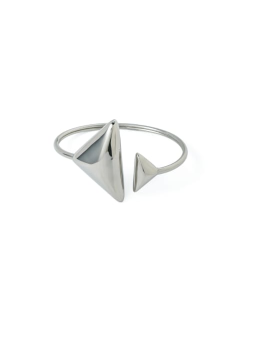 J&D Stainless steel Irregular Minimalist Band Ring 1