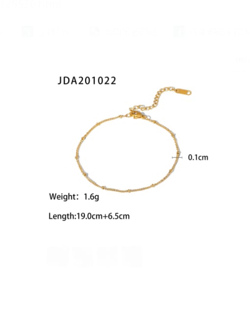JDA201022 Stainless steel Cross Minimalist Bracelet