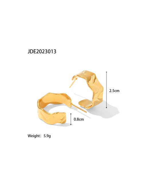 JDE2023013 Stainless steel Geometric Trend Stud Earring