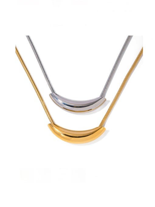 J&D Stainless steel Geometric Minimalist Necklace 0