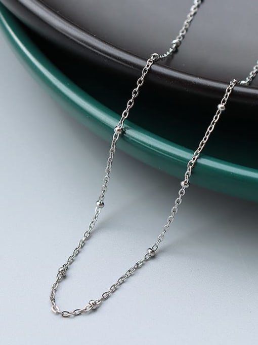 ⑥ Steel +1.2mm+(40cm+5cm) Titanium 316L Stainless Steel Minimalist  Chain with e-coated waterproof