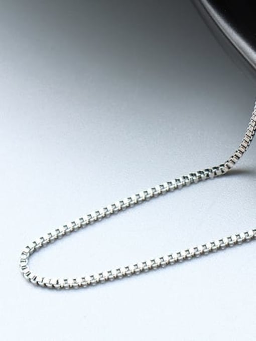 ⒀ steel  +1.2mm+(40cm+5cm) Titanium 316L Stainless Steel Minimalist  Chain with e-coated waterproof