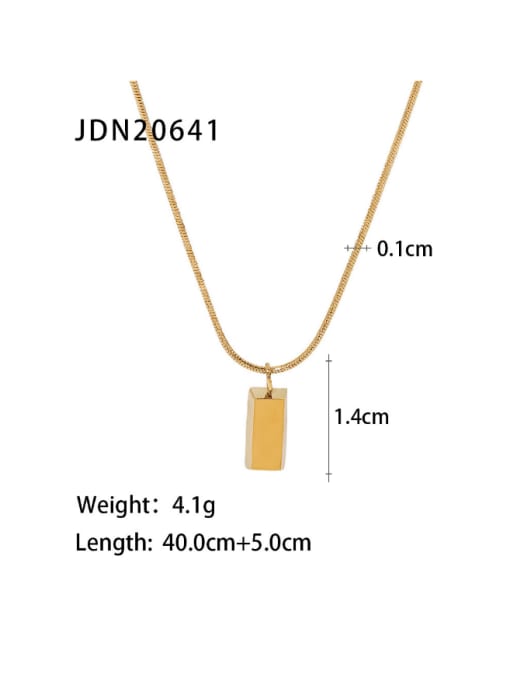 J&D Stainless steel Geometric Minimalist Necklace 3