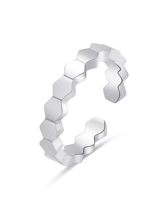 SR21111316S Stainless steel Enamel Heart Minimalist Band Ring