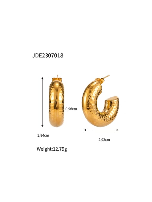 J&D Stainless steel Geometric Trend Stud Earring 3