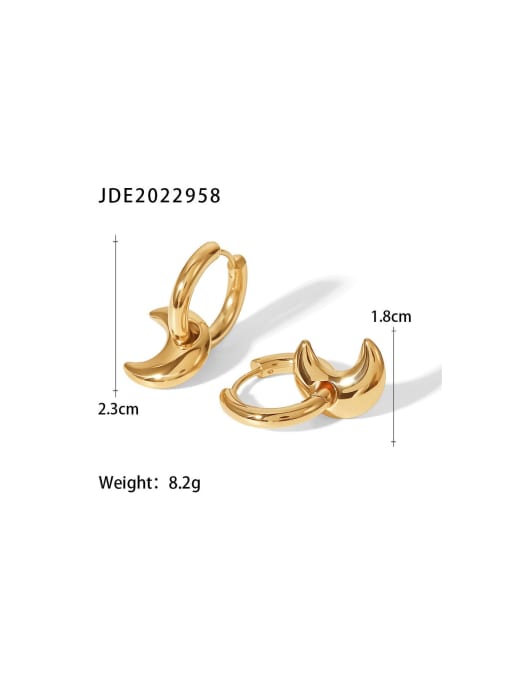 J&D Stainless steel Geometric Trend Stud Earring 1