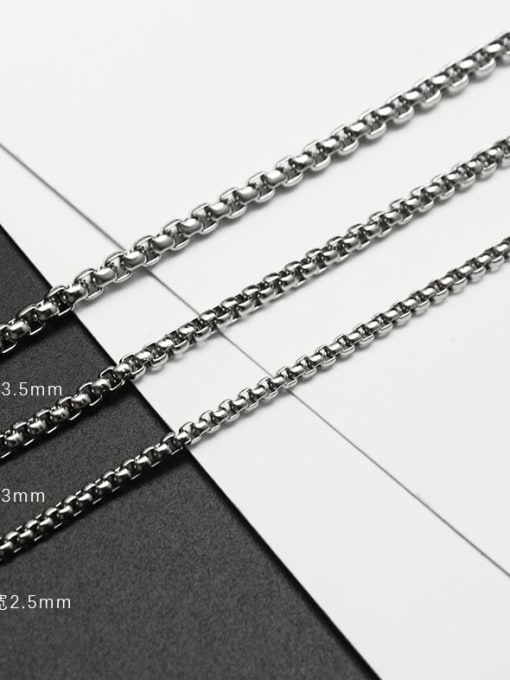 MAKA Titanium Steel Geometric Trend Necklace 1