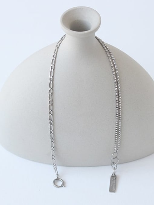 ACCA Titanium Steel Locket Vintage Hollow Chain Necklace