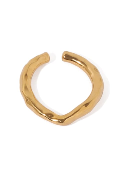ACCA Brass Geometric Minimalist Single Earring 4