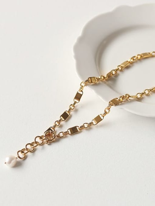 ACCA Brass Geometric Vintage chain Necklace 2