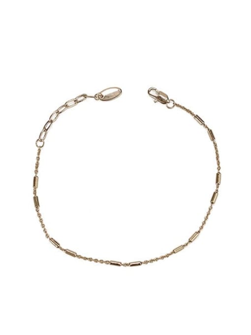 ACCA Brass Geometric Chain Minimalist Link Bracelet 3