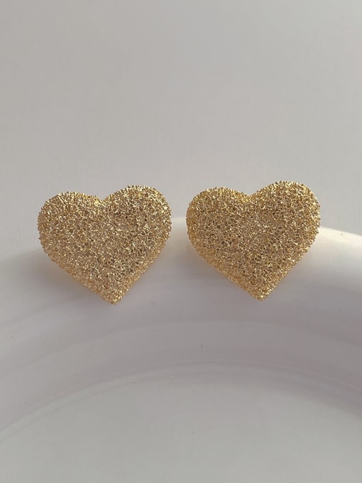 YOUH Brass Geometric Minimalist Stud Earring 2
