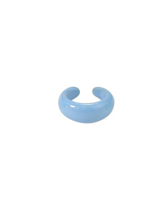 Light blue (sold separately) Brass Enamel Geometric Minimalist Single Earring