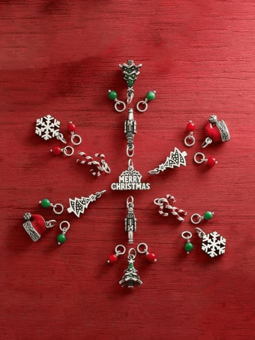 Desoto Stainless Steel 3d Accessories Christmas Series Pendant 2