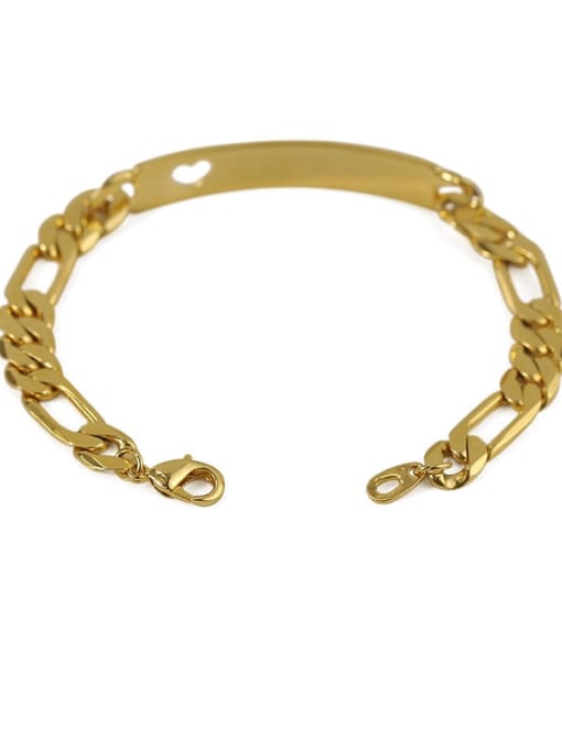 ACCA Brass Smooth Geometric Vintage Bracelet 3