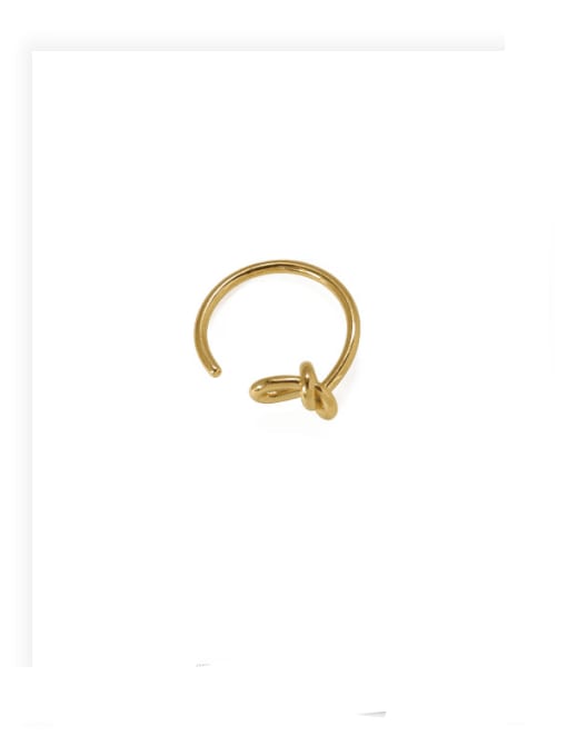 ACCA Brass Geometric  Knot Vintage Band Ring 3
