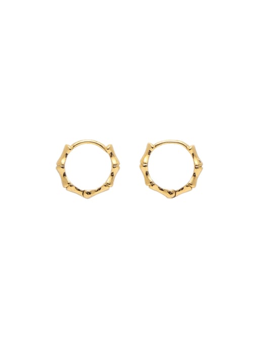 Ear buckle style ① Brass Geometric Trend Huggie Earring