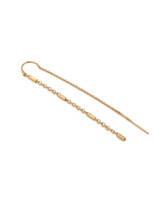 ACCA Brass Tassel Trend Single Earring( Single Only One) 3