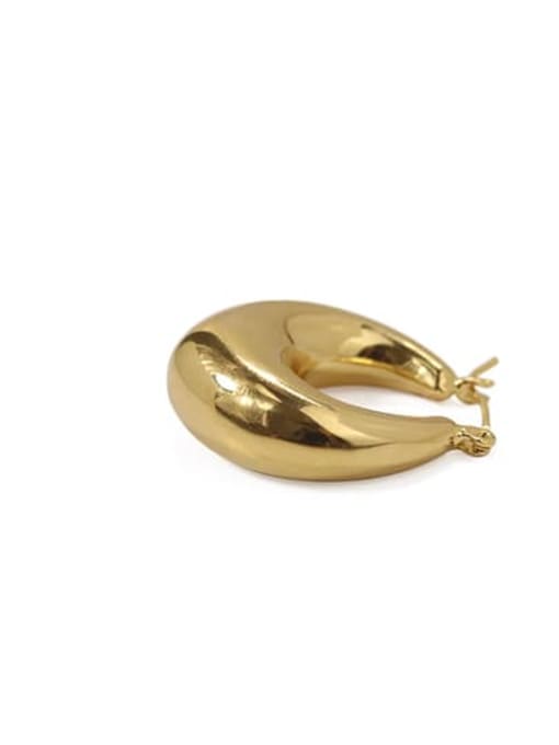 ACCA Brass Geometric Minimalist Chandelier Earring 2