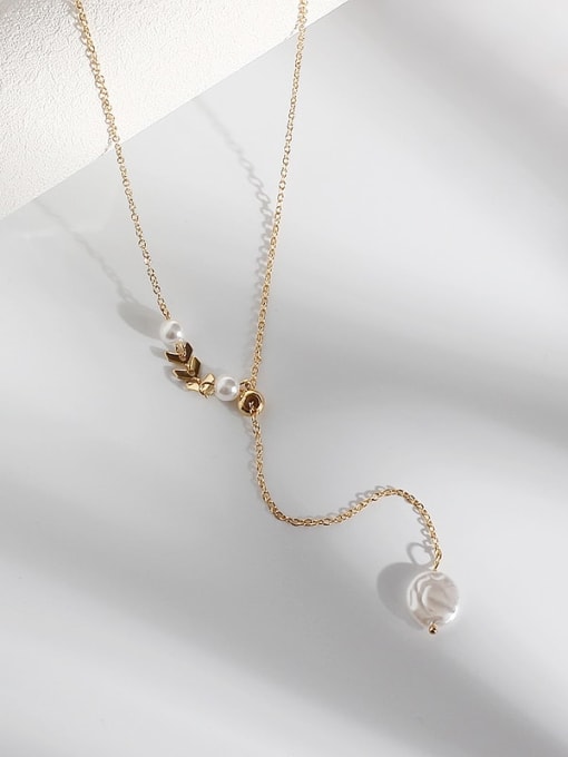 Necklace Copper Tassel Minimalist  irregular lines  Threader Trend Korean Fashion Earring