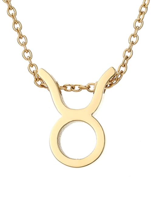 Taurus 14K Gold Stainless steel Constellation Minimalist Necklace