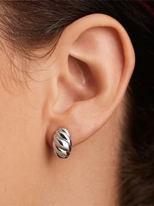 Desoto Stainless steel Geometric Minimalist Stud Earring 1