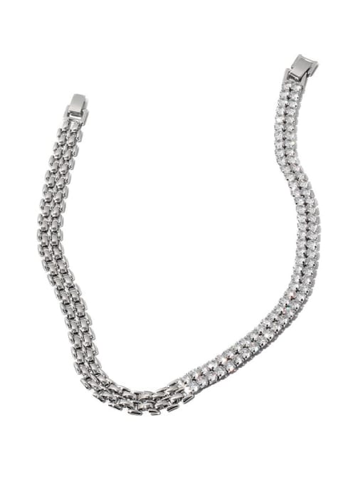TINGS Brass Geometric Minimalist Choker Necklace