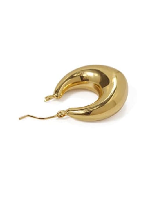 ACCA Brass Geometric Minimalist Chandelier Earring 3