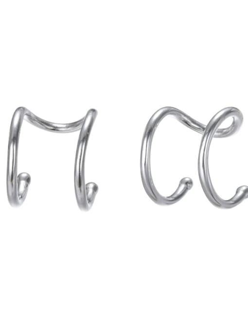 Desoto Stainless steel Geometric Minimalist Stud Earring 2