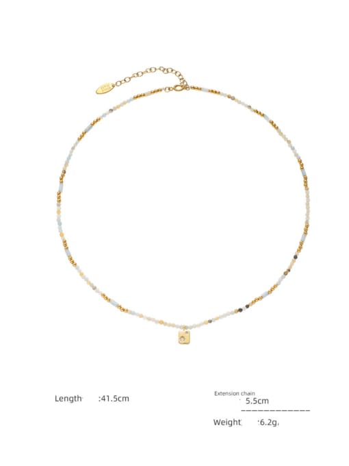 golden Brass Cubic Zirconia Water Drop Hip Hop Necklace