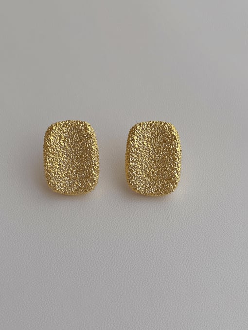 YOUH Brass Geometric Minimalist Stud Earring 2