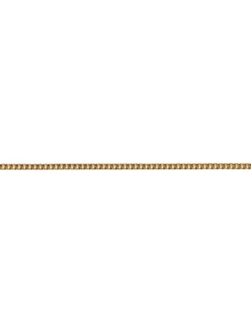 Section 3 Brass Hollow Geometric Minimalist Necklace