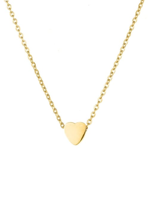 Desoto Stainless steel Heart Minimalist Necklace 0