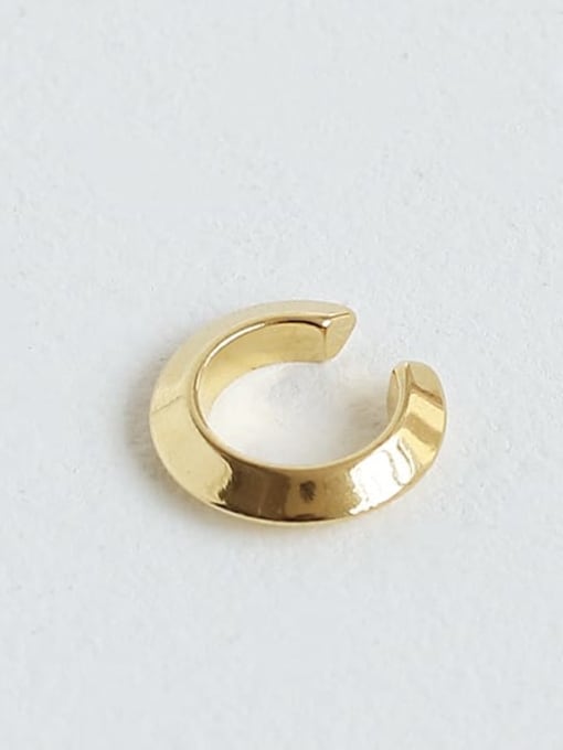 ACCA Brass  Smooth Geometric Minimalist Single Earring Single 2