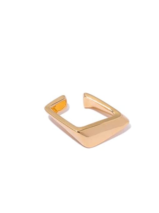 Gold single sale Brass Geometric Minimalist Single Earring