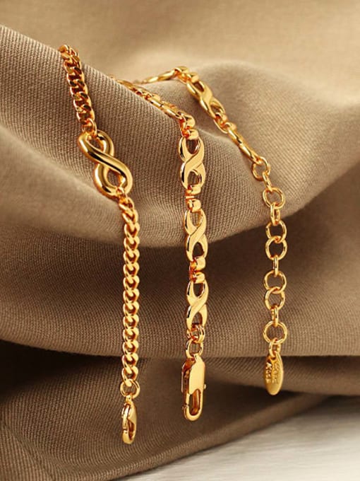ACCA Brass Geometric Vintage Necklace 3