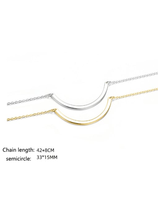 Desoto Stainless steel Irregular Minimalist Necklace 2
