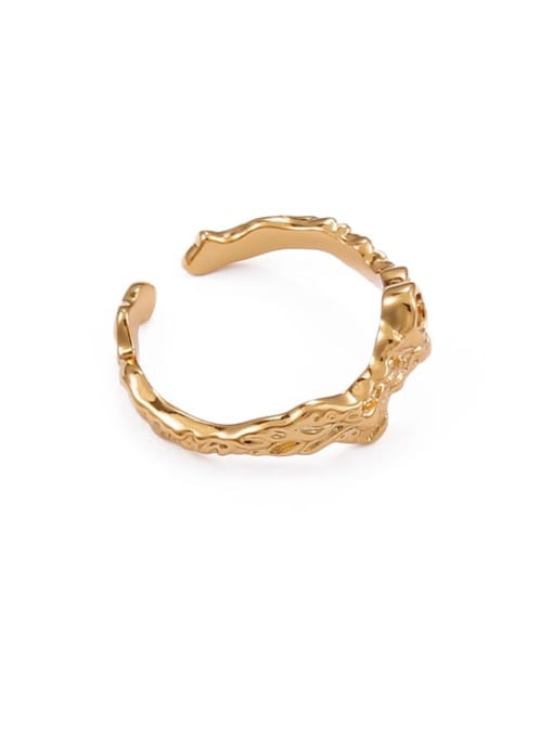 Zircon rings Brass Cubic Zirconia Irregular Vintage Band Ring