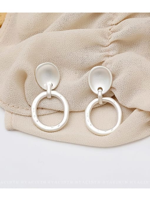 HYACINTH Copper  Minimalist geometry Drop Trend Korean Fashion Earring 2