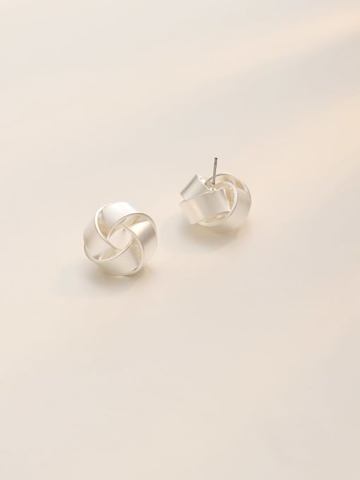 HYACINTH Copper  Hollow Geometric Minimalist Stud Trend Korean Fashion Earring 3