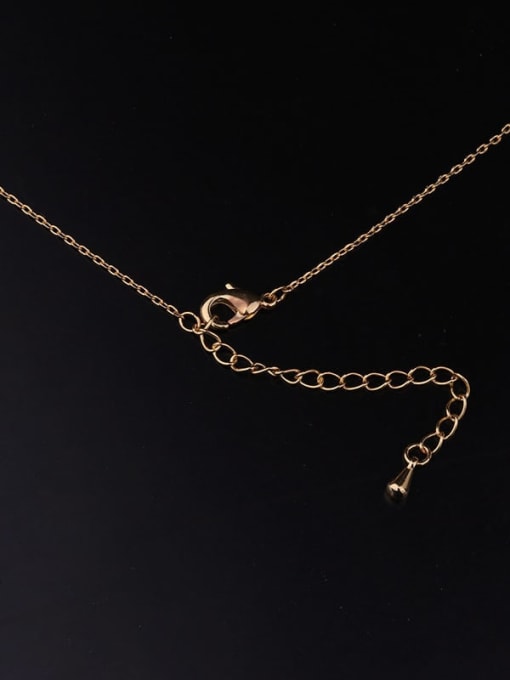 HISON Brass Cubic Zirconia Constellation Minimalist Necklace 4