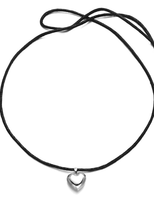 Love pendant Titanium Steel Heart Trend Necklace