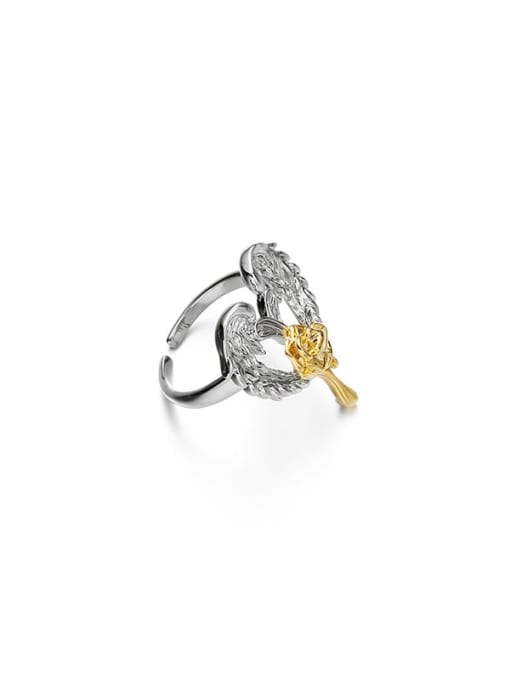 TINGS Brass Angel Dainty Band Ring 2