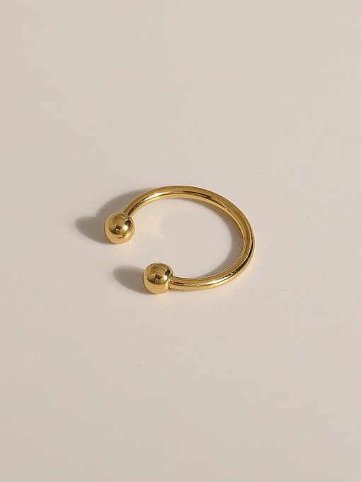 JZ093 Brass Geometric Vintage Band Fashion Ring