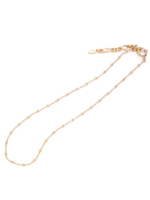 Chain Necklace Brass Irregular Line Minimalist Necklace